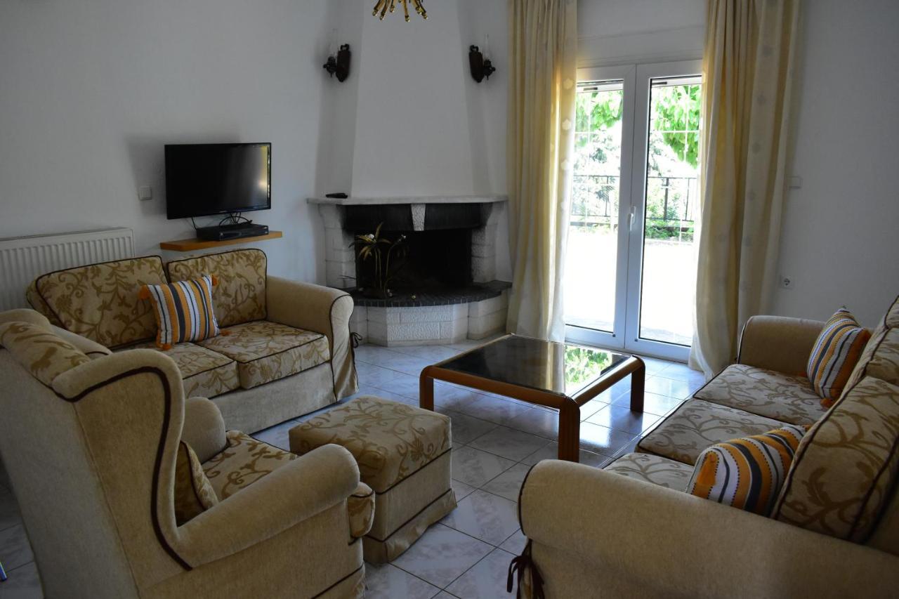 White Clam Vintage House With Sea View & Garden Villa Makrygialos Buitenkant foto